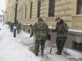 SAF helps the citizens of Serbia in clearing the snow